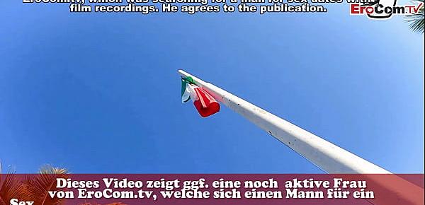 ERST FLIRTEN DANN FICKEN - Echtes EroCom Date im Urlaub mit deutscher Schlampe POV